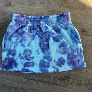 Pink sweatpants skirt NWT